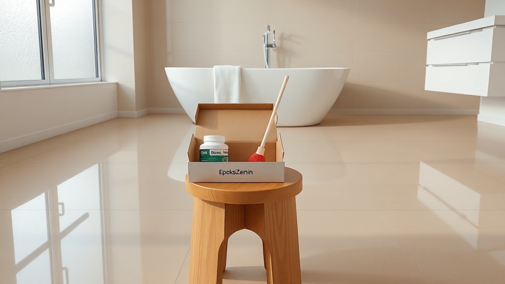 EpoksiZemin Usta Set 5 ile Banyo Zemin Uygulaması